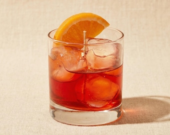 Bougie cocktail Negroni