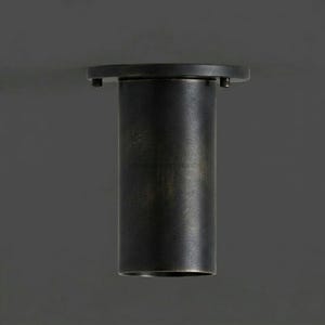 Modern Black Metal Ceiling Light Fixture, Industrial Cylinder Downlight, Surface Mount Lamp for Living Room, Hallway, Home Decor