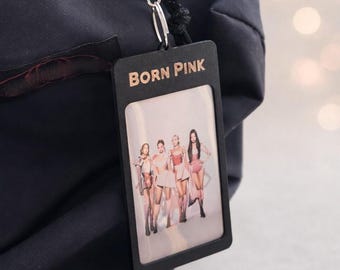 Personalized Photocard Holder Keychain with Freebie Photocard & Sleeve | Kpop Keychain Holder | Custom Gift for Fans
