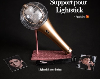 Stand for Lightstick Lightiny V2 + Photocard Holder | Stage Edition | ATEEZ ATINY K-pop Display Stand | (lightstick not included)