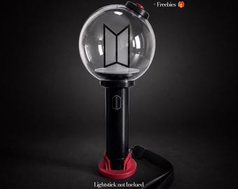 BTS Army Bomb Version 4 Lightstick Stand – Pure Edition | Vertical Display Stand | Lightstick not included