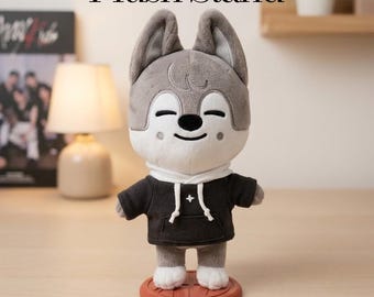 Kpop Plush Stand Display | SKZOO Plush Holder | Stray Kids Merch Organizer | Cute Shelf Decor (Plush Not Included)