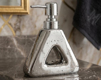 Cute Ceramic Soap Dispenser – Creative Lotion Pump for Bathroom & Kitchen