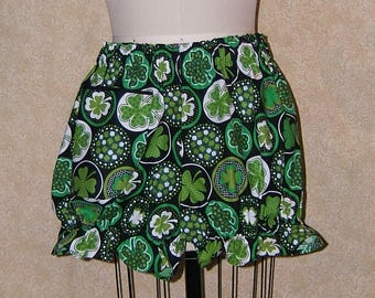 Pantalones bombachos de trébol: pantalones de algodón verde irlandés de la suerte, hechos a mano, talla XL