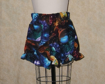 Braguitas de algodón Planets: Galaxy Cosmos Bloomers con bolsillo