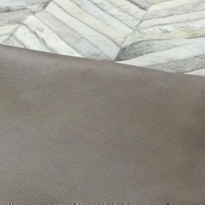 Handmade Cowhide Patchwork Rug, Off White Leather Area Rug, Custom Size Modern Farmhouse Decor, Pinamar image 6