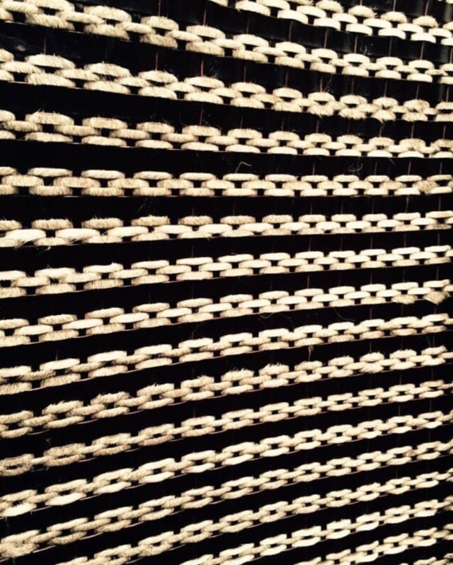 Woven Leather Rug Leather and Cowhide Rug Black Light Grey Etsy