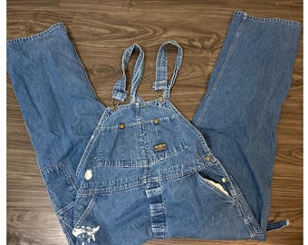 Vintage OshKosh B'Gosh Vestbak Denim Overalls, Union Made USA Workwear