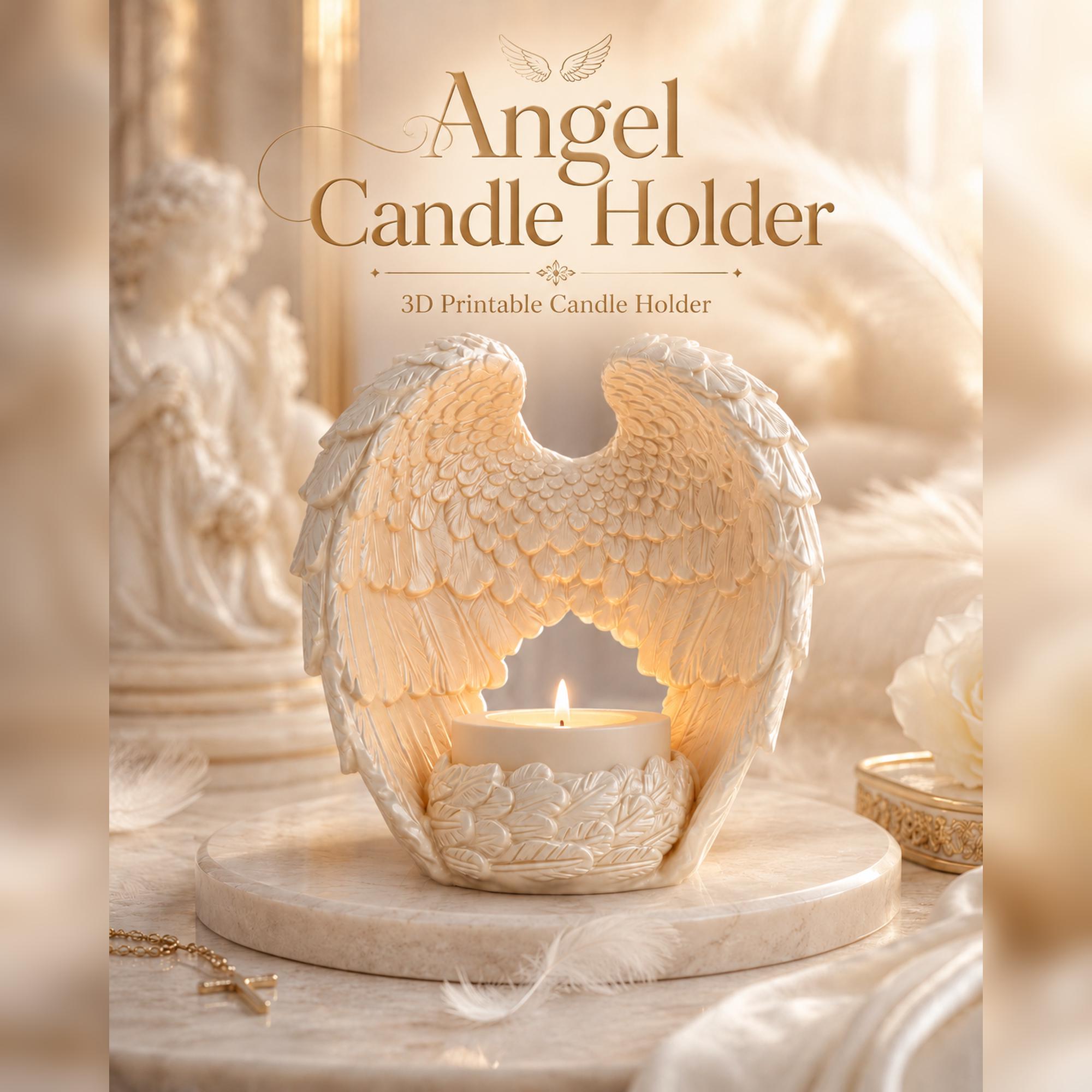 Angel Candle Holder - Etsy