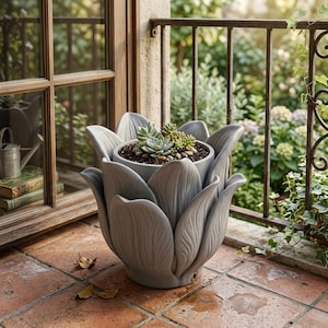 Maceta para jacintos / Maceta única imprimible en 3D / Descarga digital