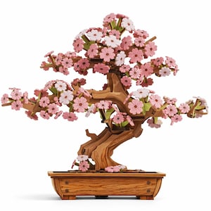 Wooden DIY Kit Cherry Blossom Bonsai Tree