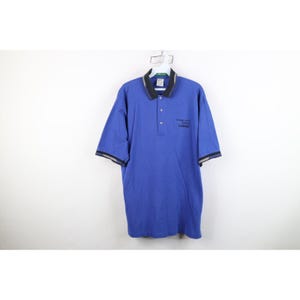 Vintage Y2K 2000 Compaq Computers Mens Large Faded Short Sleeve Golf Polo Shirt, Vintage Computer Polo Shirt, Vintage Compaq Computers Polo