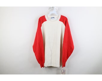 Maglione vintage da uomo Ocean Pacific OP anni '80/'90, taglia M, con blocchi di colore e maniche raglan, nuovo di zecca. Maglione vintage Ocean Pacific da surf, maglione anni '90.