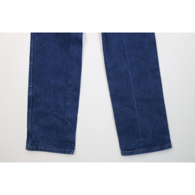 90s Wrangler Herren 29x33 Faded Western Cowboy Straight Leg Denim Jeans Blau, Vintage Wrangler Cowboy Jeans, Vintage Wrangler Rodeo Jeans, 90er Jahre Bild 11
