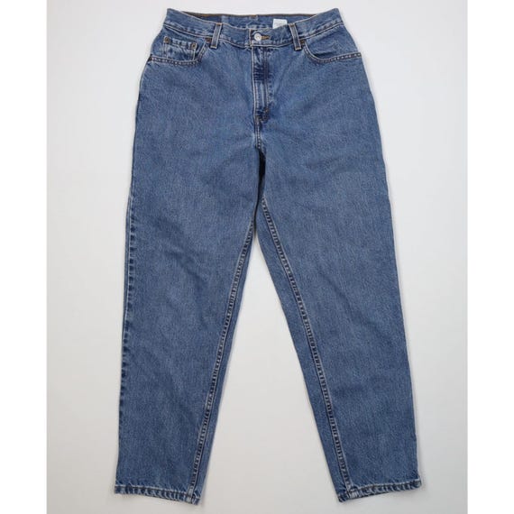 Vintage Y2K 2002 Levis 550 Womens 12 Faded Relaxed Fit Tapered Leg Denim Jeans, Vintage Levis 550 Jeans, Vintage Womens Levis Jeans, Levis