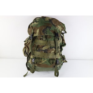 【vintage】90s Camp Back-pack with Cutlery Vintage 90s Rucksack - Etsy