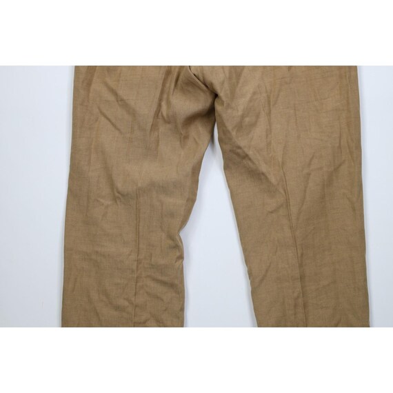 90s Streetwear Mens 44R 2 Piece Silk Linen Suit W… - image 19