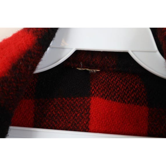 40s 50s Streetwear Mens Large Heavy Mackinaw Wool… - image 4