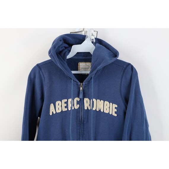 90s Y2K Abercrombie & Fitch Womens Large Cropped Babydoll Full Zip
