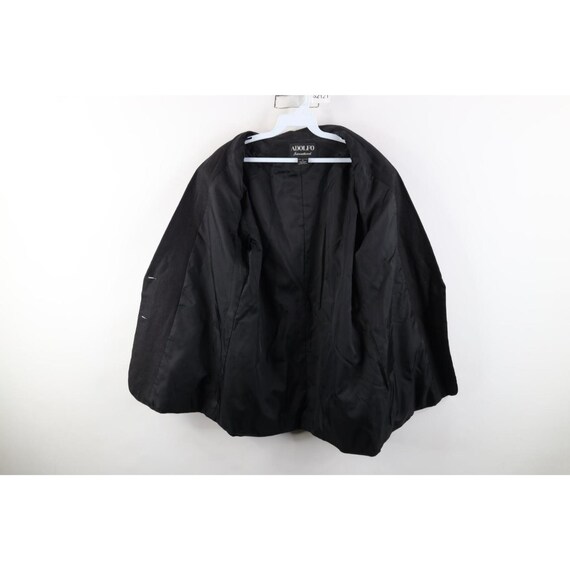 90s Streetwear Womens 8 Faded Linen Knit Suit Coa… - image 11