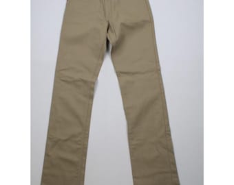 Deadstock Vintage 70er Streetwear Herren 32x36 10 Unzen Jeans Beige USA, Vintage Denim Jeans, 1970er Jahre Western Jeans, Vintage Herren Jeans