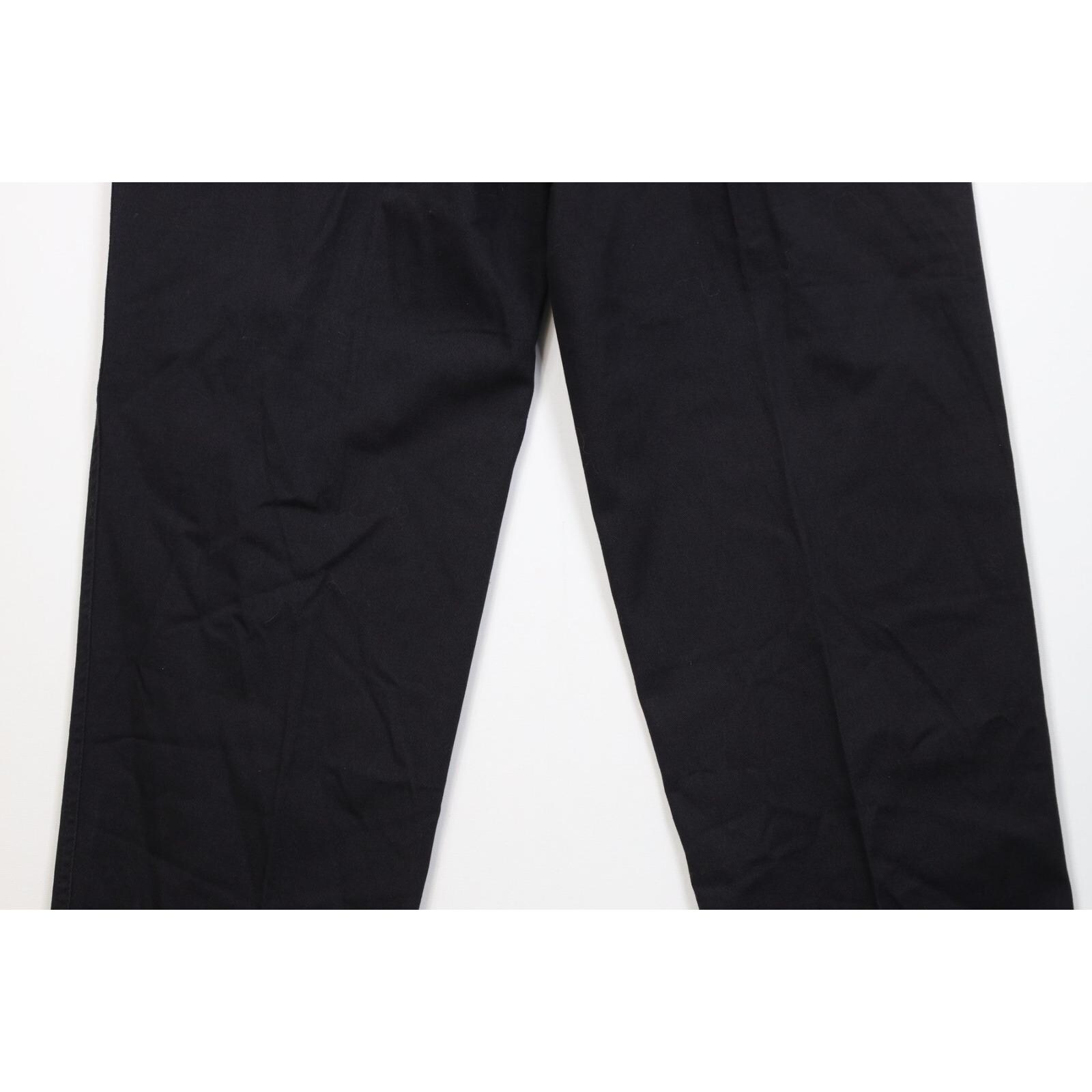 Deadstock Vintage 90s Streetwear Mens 34x32 Pleated Straight Leg