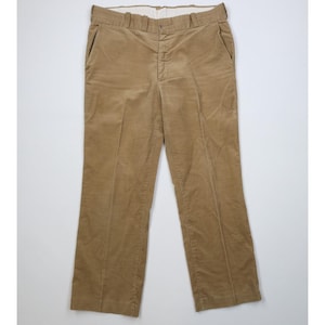 Pantalon De Ville IZOD Homme 38x32 – Beige – Jambe Droite – Très Bon État