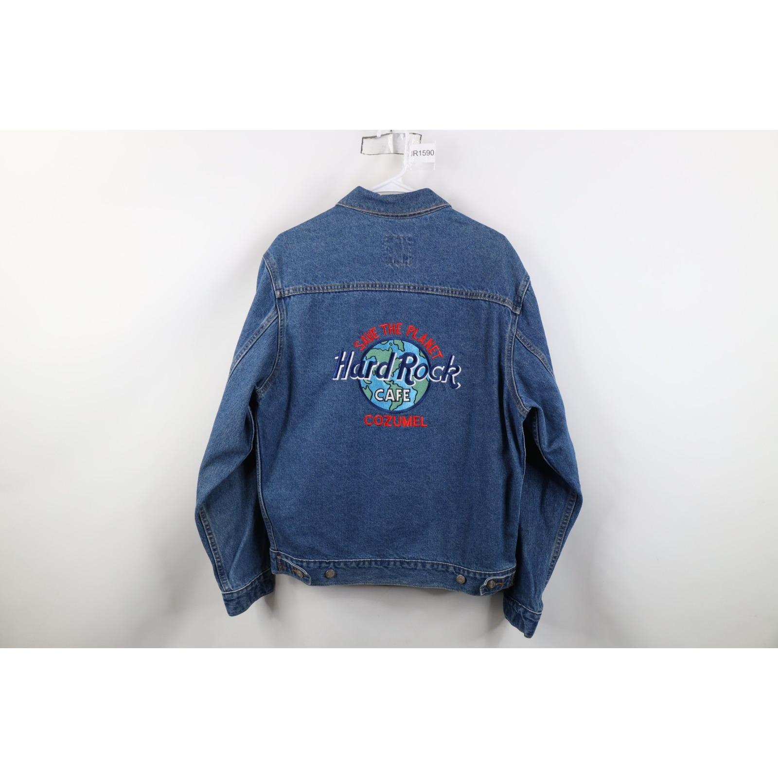 ハードロックカフェ Hard Rock HOTEL 刺繍ロゴ デニムジャケット 