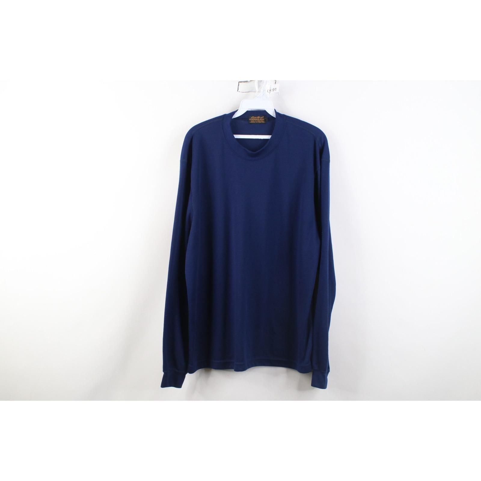 80s 90s Eddie Bauer Mens XL Thermolene Thermal Knit Long Sleeve T