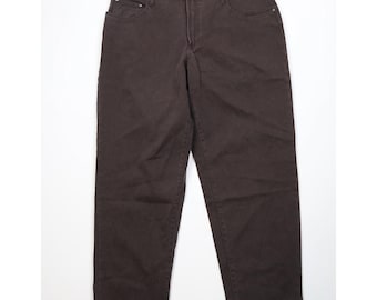 Deadstock Vintage 90s Columbia Mens 40x30 Relaxed Baggy Fit Denim Jeans Brown, Vintage Columbia Jeans, 1990s Columbia Denim Jeans, 90s Jeans