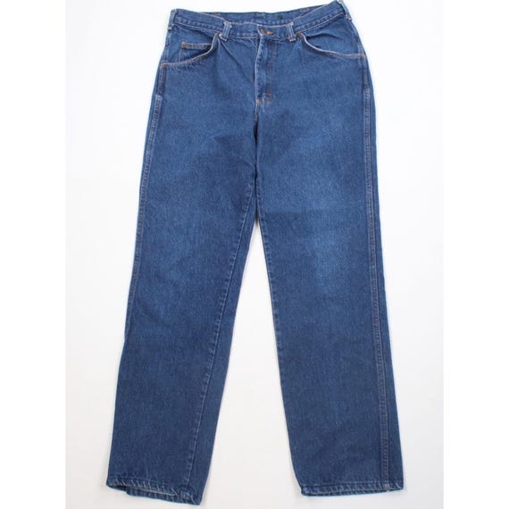 70s 80s Dickies Branders Mens 32x30 Faded Straight Leg Denim Jeans Blue, Vintage Dickies Denim Jeans, 1970s Dickies Branders Jeans, Dickies