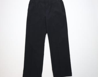 Pantalones chinos de pierna ancha acampanados de punto de mezcla de lana para hombre, estilo streetwear de los años 70, talla 36x31. Pantalones chinos de pierna ancha vintage, pantalones de punto de lana de los años 70, pantalones chinos acampanados.