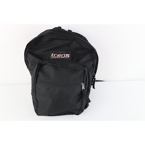 jansport backpack black backpack old Big Student (Black/Black, One Size) and measures 16.75 inches by 13 inches by 8.5 inches Jansport Backpack Vintage - Etsy