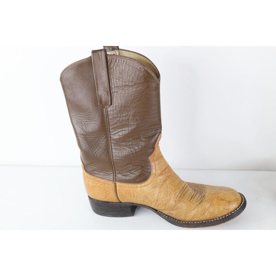 80s 90s Rockabilly Womens 10 Tribal Leather Weste… - image 7