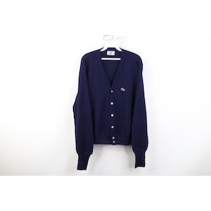 1980s Lacoste Cardigan - Etsy