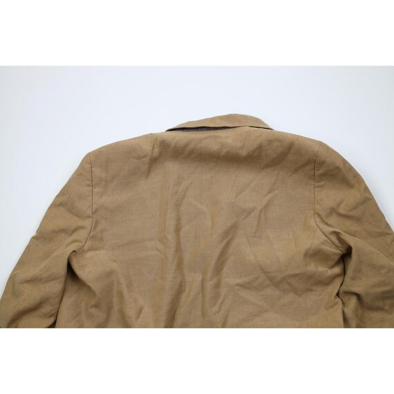 90s Streetwear Mens 44R 2 Piece Silk Linen Suit W… - image 9