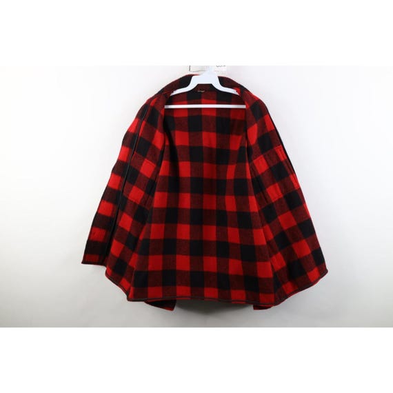 40s 50s Streetwear Mens Large Heavy Mackinaw Wool… - image 8