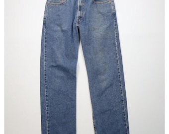 Jeans vintage Levi's 505 da uomo, taglia 36x34, scoloriti, a gamba dritta, anno 2003. Jeans vintage Levi's 505, jeans Levi's vintage, jeans Levi's 505.