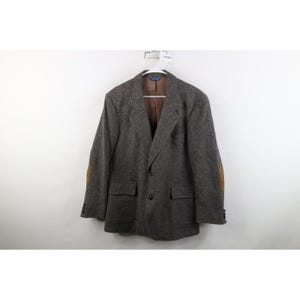 Chaqueta tipo blazer Pendleton de los años 70 para hombre, talla 42R, de lana con parches de látigo y arcoíris, chaqueta tipo blazer Pendleton vintage, abrigo Pendleton de los años 70