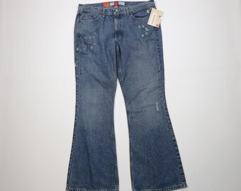 Y2K Mossimo Low Rise Dark Wash Bootcut Jeans Size 4 - Etsy