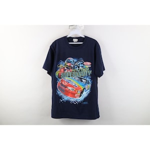 Vintage Y2K 2000 NASCAR Mens Medium Faded Jeff Gordon Racing Computer Chip T-Shirt, Vintage Jeff Gordon Racing T-Shirt, Vintage Nascar Shirt