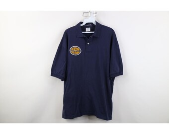 90s Mens Large I'm Behind the Irish Notre Dame University Football Polo, Vintage Notre Dame Football Polo, 1990s Fighting Irish Golf Polo