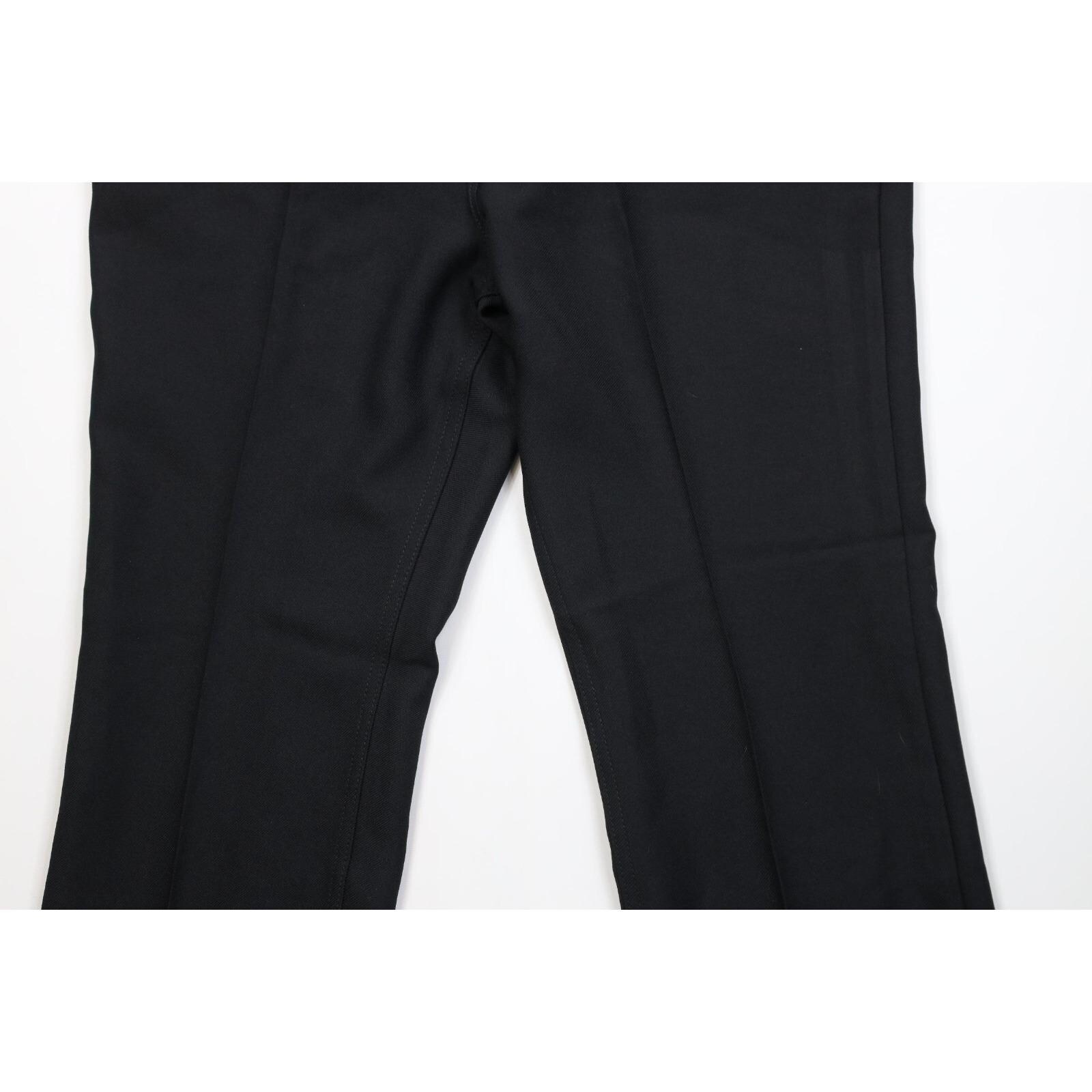 90s Wrangler Mens 46x29 Western Cowboy Knit Wide Leg Chino Pants