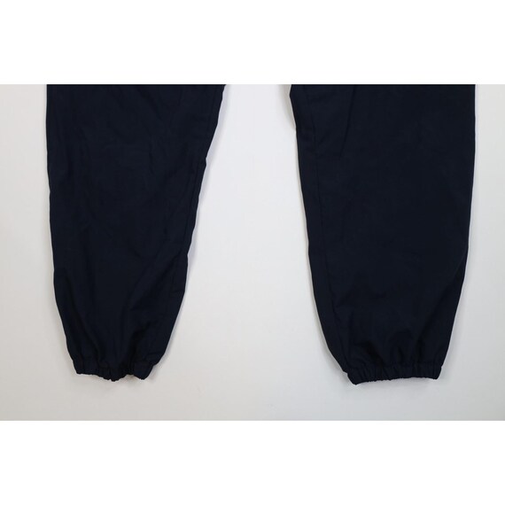 90s Champion Mens XL Faded Lined Microfiber Joggers Pants Navy Blue, Vintage Champion Joggers Pants, 1990s Champion Microfiber Pants, 1990s View 4