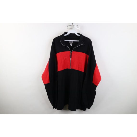 Marlboro, 90s Marlboro Ribbed Knit 1/2 Zip Pullover Sweater Mens Size XL Cotton, Vintage Marlboro Sweater,Vintage Marlboro Sweater, 1990s Knit Sweater