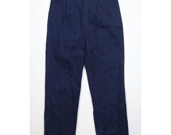 80s Streetwear Mens 38x32 Faded Buckle Back High Waist Jeans Indigo Blue, Vintage Buckle Back Jeans, Vintage High Waisted Jeans, 1980s Jeans