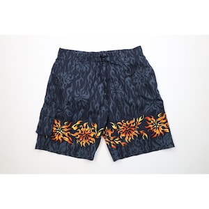 90s Fire Shorts - Etsy