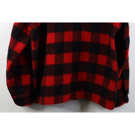 40s 50s Streetwear Mens Large Heavy Mackinaw Wool… - image 12