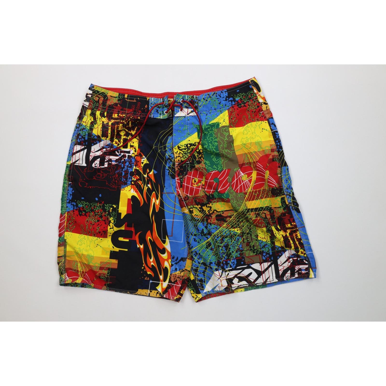 90s Flame Shorts - Etsy