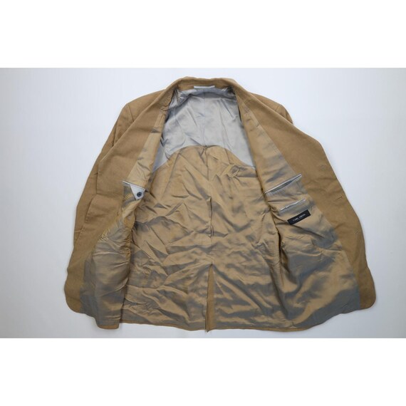 90s Streetwear Mens 44R 2 Piece Silk Linen Suit W… - image 6